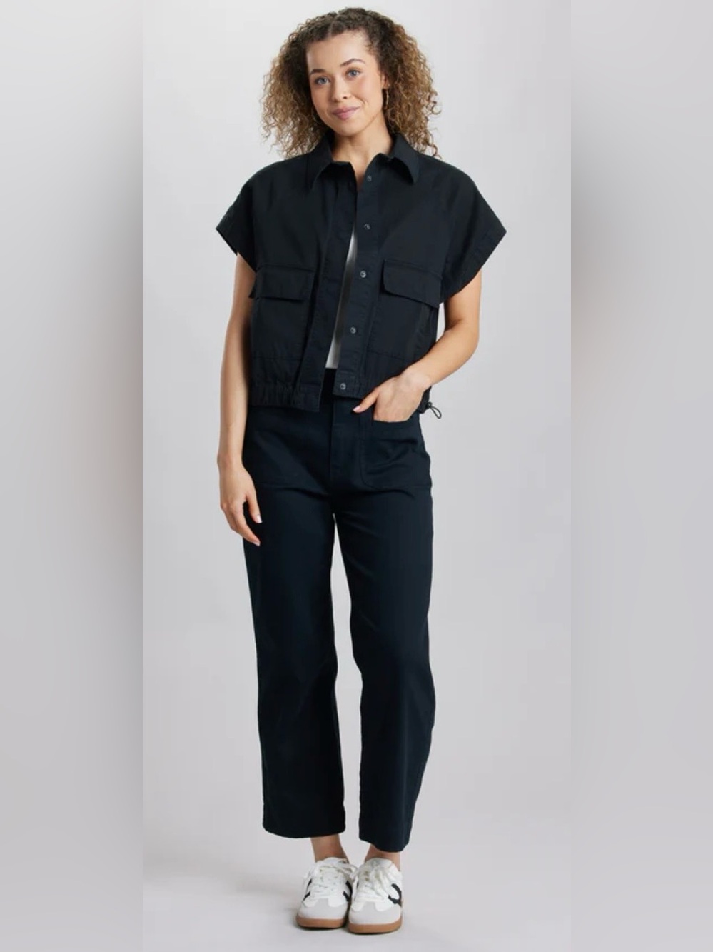 NWT Supplies by Unionbay High Rise Wide Leg Black Jeans Size 2 26x26